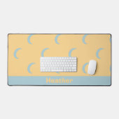 Blaumond gemustert schreibtischunterlage (Tastatur & Maus)