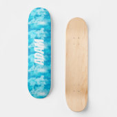 Blaumond, kundenspezifisch SKATEBOARD (Vorderseite)