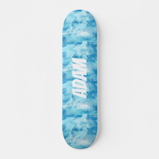 Blaumond, kundenspezifisch SKATEBOARD (Vorne)