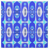 Blaumonde Stoff (Muster)