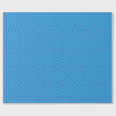Blaumonde und Sternmuster Geschenkpapier (Flach)