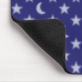 Blaumonde und Sternmuster Mousepad (Ecke)
