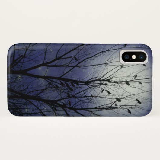 Blaumondglühen Case-Mate iPhone Hülle (Rückseite (Horizontal))