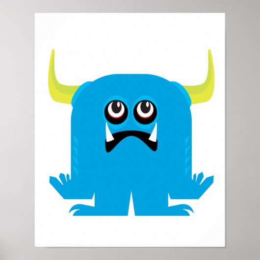 Blaumonster Poster (Vorne)