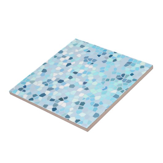 Blaumosaik Fliese (Seite)