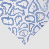 Blaumosaik Seidenpapier (Detail)