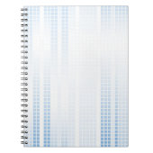 Blaumosaikfliesen Notizblock (Vorderseite)