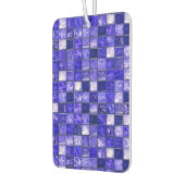 Blaumosaikmuster Autolufterfrischer (Links)