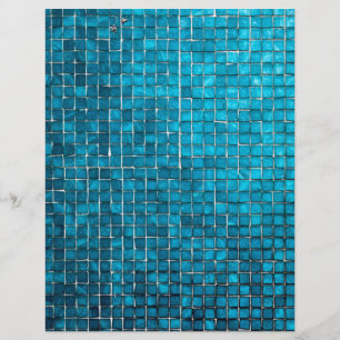 Blaumosaikmuster Flyer