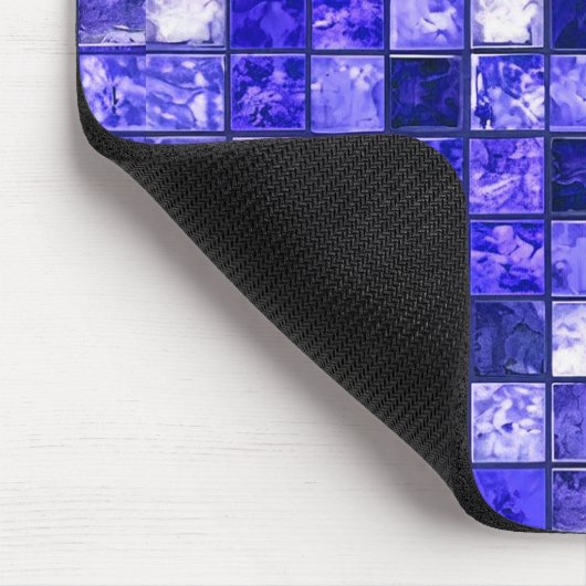 Blaumosaikmuster Mousepad (Ecke)