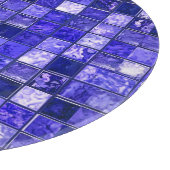 Blaumosaikmuster Schneidebrett (Ecke)
