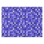 Blaumosaikmuster Tischdecke (Vorderseite (Horizontal))