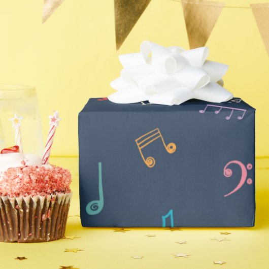 Blaumusik Geschenkpapier (Geburtstagsparty)