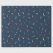 Blaumusik Geschenkpapier (Flach)