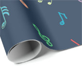 Blaumusik Geschenkpapier (Rolleneckpunkt)