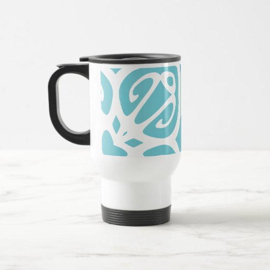 Blaumuster Vaso Reisebecher (Links)
