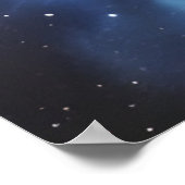 Blaunebel Horizontal-Plakat Poster (Ecke)