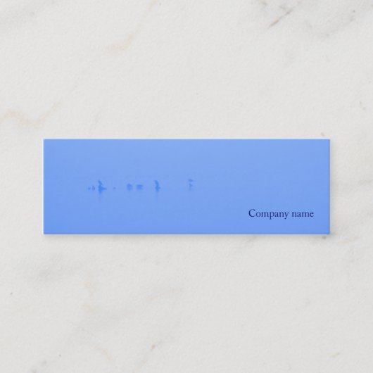 Blaunebel Mini Visitenkarte (Vorderseite)