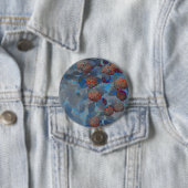 Blauorangefarbene Blume Button (Beispiel)