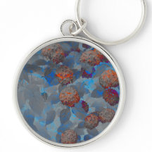 Blauorangefarbene Blume