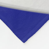 Blauorangefarbene Mannschaft färbt ungeahnten Voll Fleecedecke (Ecke)