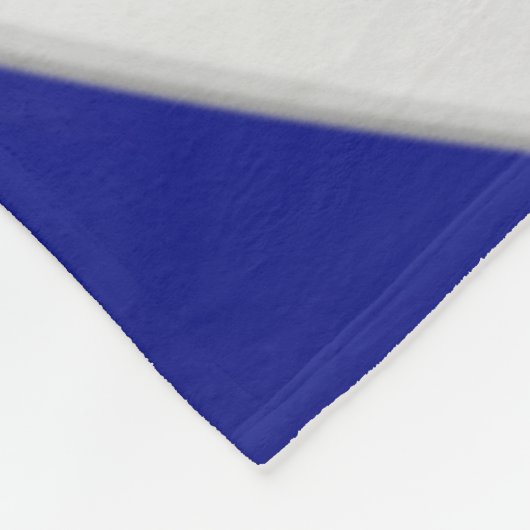 Blauorangefarbene Mannschaft färbt ungeahnten Voll Fleecedecke (Ecke)