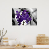 Blauorchid Print Poster (Küche)