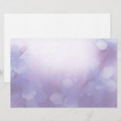 Blauorchideen Briefpapier (Vorne/Hinten)
