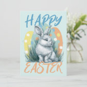 Blauostersonne Feiertagskarte (Stehend Vorderseite)