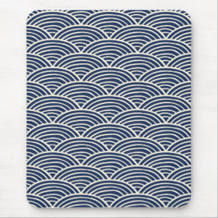 Blauozewelle der japanischen Marine Mousepad