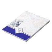 Blaupaisley Notizblock (Rotiert)