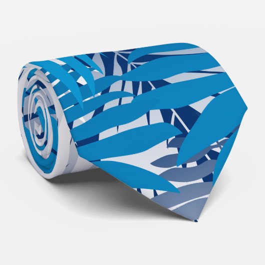 Blaupalme-Blätter Krawatte (Gerollt)