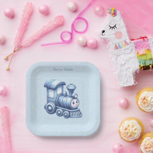 Blaupapierplatte Pappteller (Party)