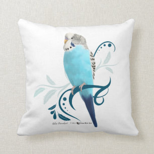Blauparakeet Kissen