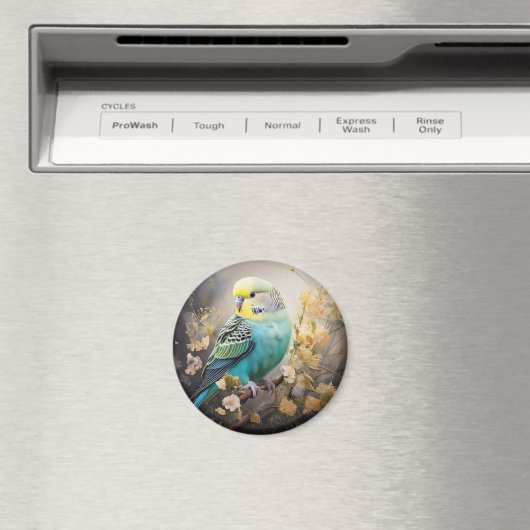 Blauparakeet Magnet (In Situ (Geschirrspüler))