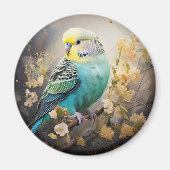 Blauparakeet Magnet (Vorne)