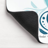 Blauparakeet Mousepad (Ecke)
