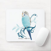 Blauparakeet Mousepad (Mit Mouse)