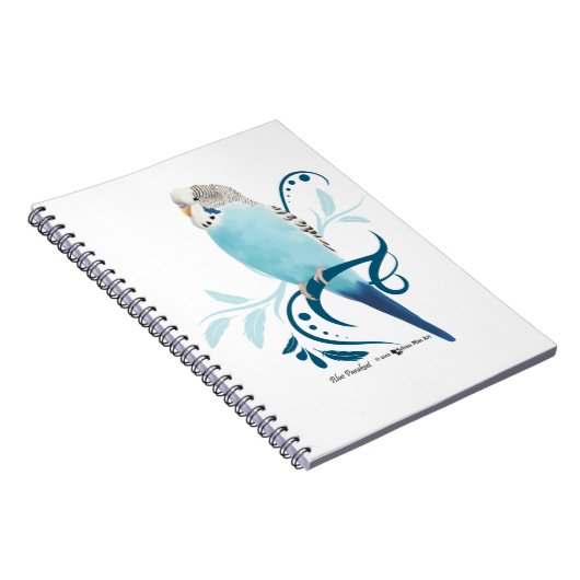 Blauparakeet Notizblock (Rechte Seite)