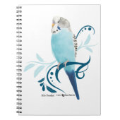 Blauparakeet Notizblock (Vorderseite)