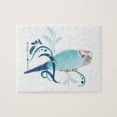 Blauparakeet Puzzle (Horizontal)