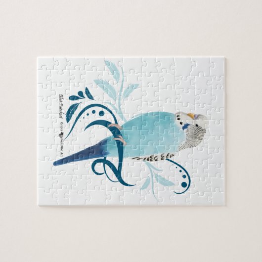 Blauparakeet Puzzle (Horizontal)