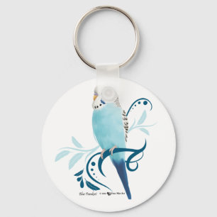 Blauparakeet Schlüsselanhänger