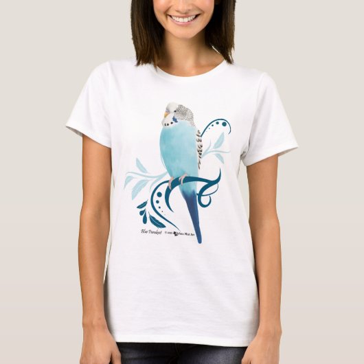 Blauparakeet T-Shirt (Vorderseite)