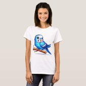 Blauparakeet T-Shirt (Vorne ganz)