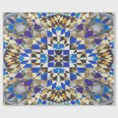 Blauparkett Geschenkpapier (Flach)