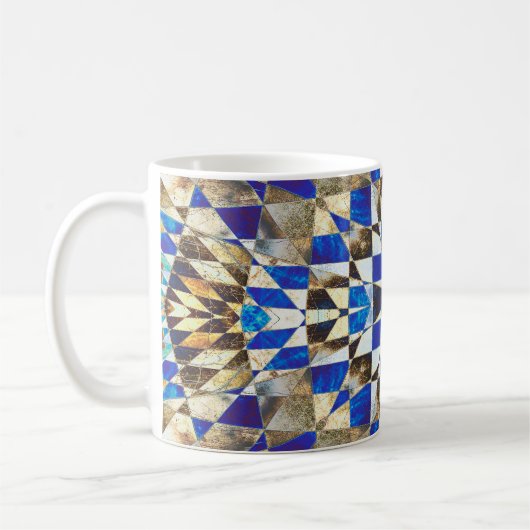 Blauparkett Kaffeetasse (Links)