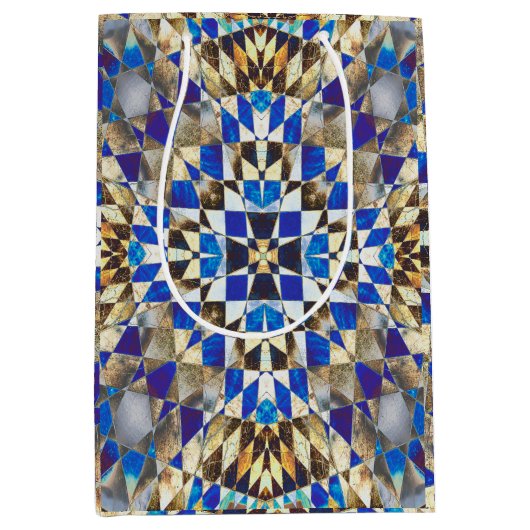 Blauparkett Mittlere Geschenktüte (Vorderseite)