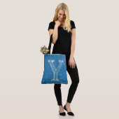 Blaupause-Monogramm Buchstabe Y Tasche (Am Model)
