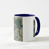 Blaupause-Tänzer Tasse (VorderseiteRechts)